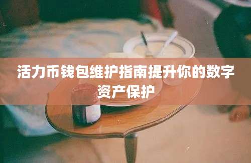 活力币钱包维护指南提升你的数字资产保护