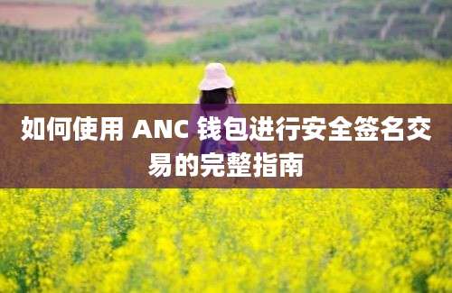 如何使用 ANC 钱包进行安全签名交易的完整指南