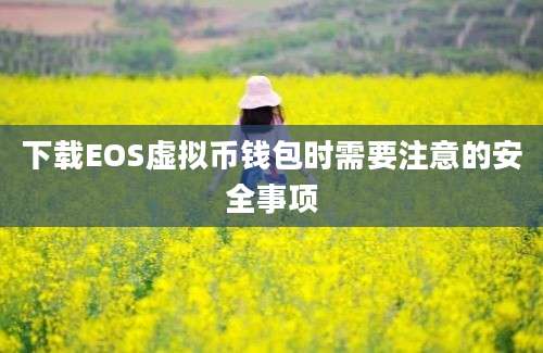 下载EOS虚拟币钱包时需要注意的安全事项