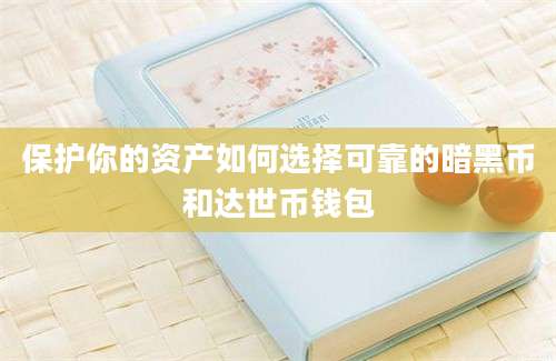 保护你的资产如何选择可靠的暗黑币和达世币钱包