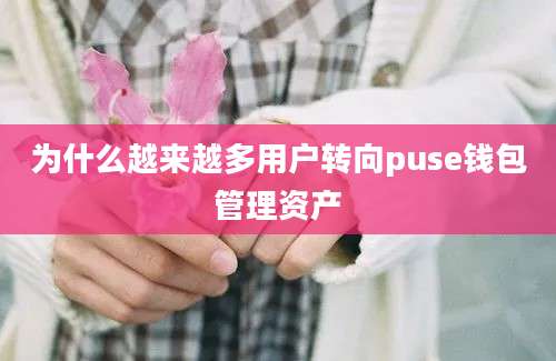 为什么越来越多用户转向puse钱包管理资产