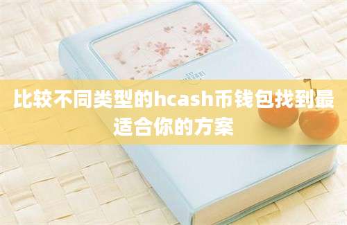 比较不同类型的hcash币钱包找到最适合你的方案