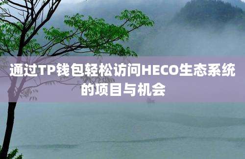 通过TP钱包轻松访问HECO生态系统的项目与机会