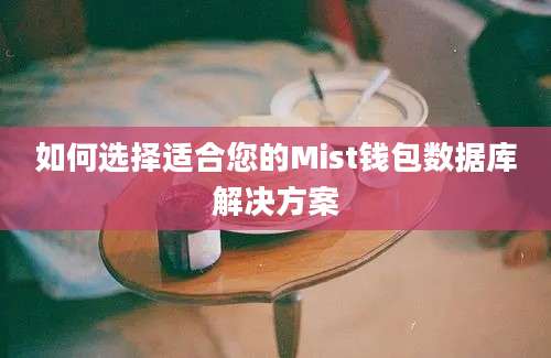 如何选择适合您的Mist钱包数据库解决方案