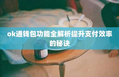 ok通钱包功能全解析提升支付效率的秘诀